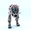 - robot rigged character 3d model