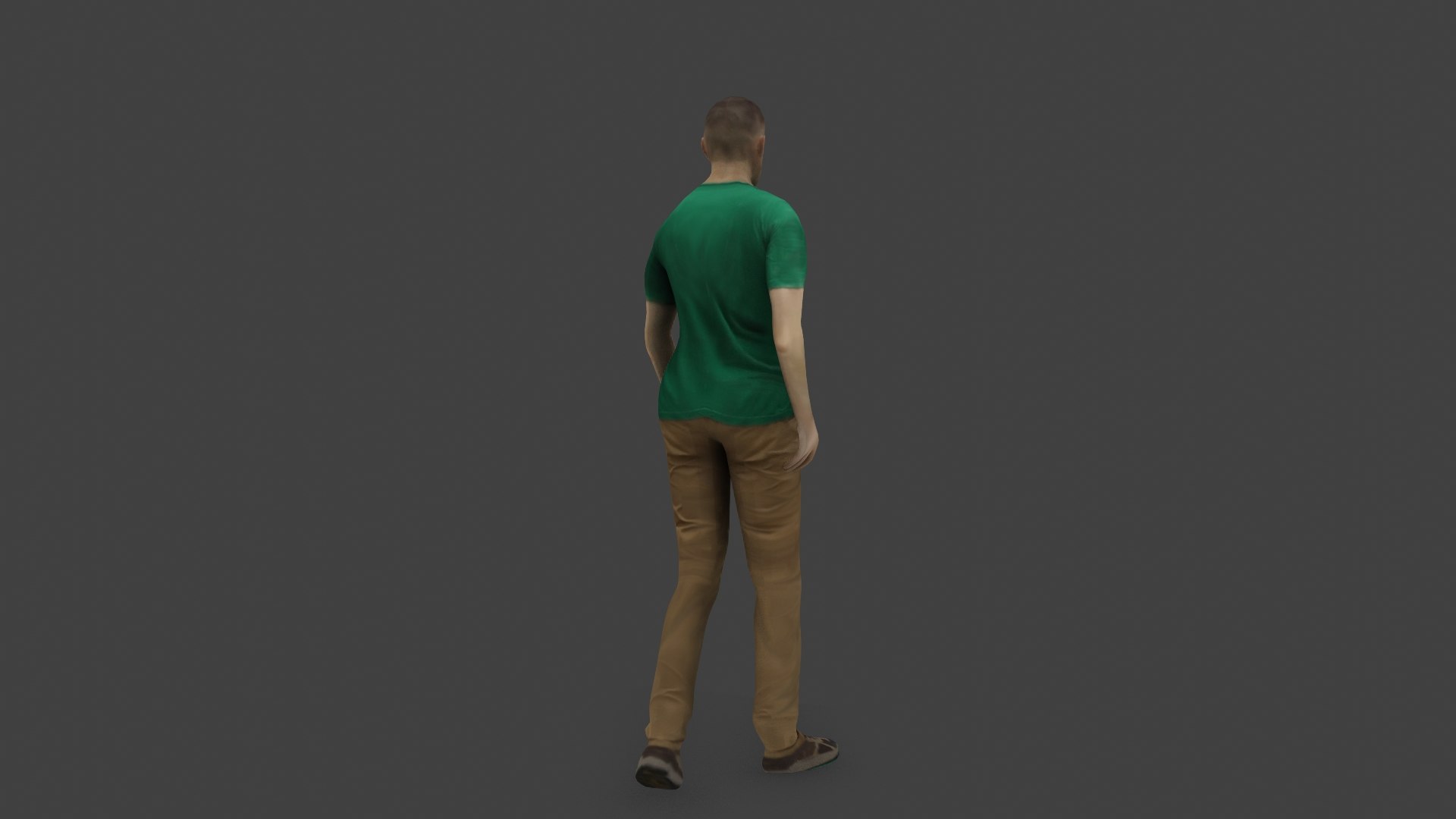 Light Crowd Scene 3d Fbx