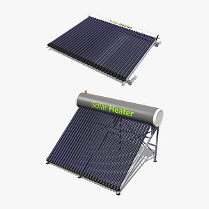 3D Solar Water Heaters Collection