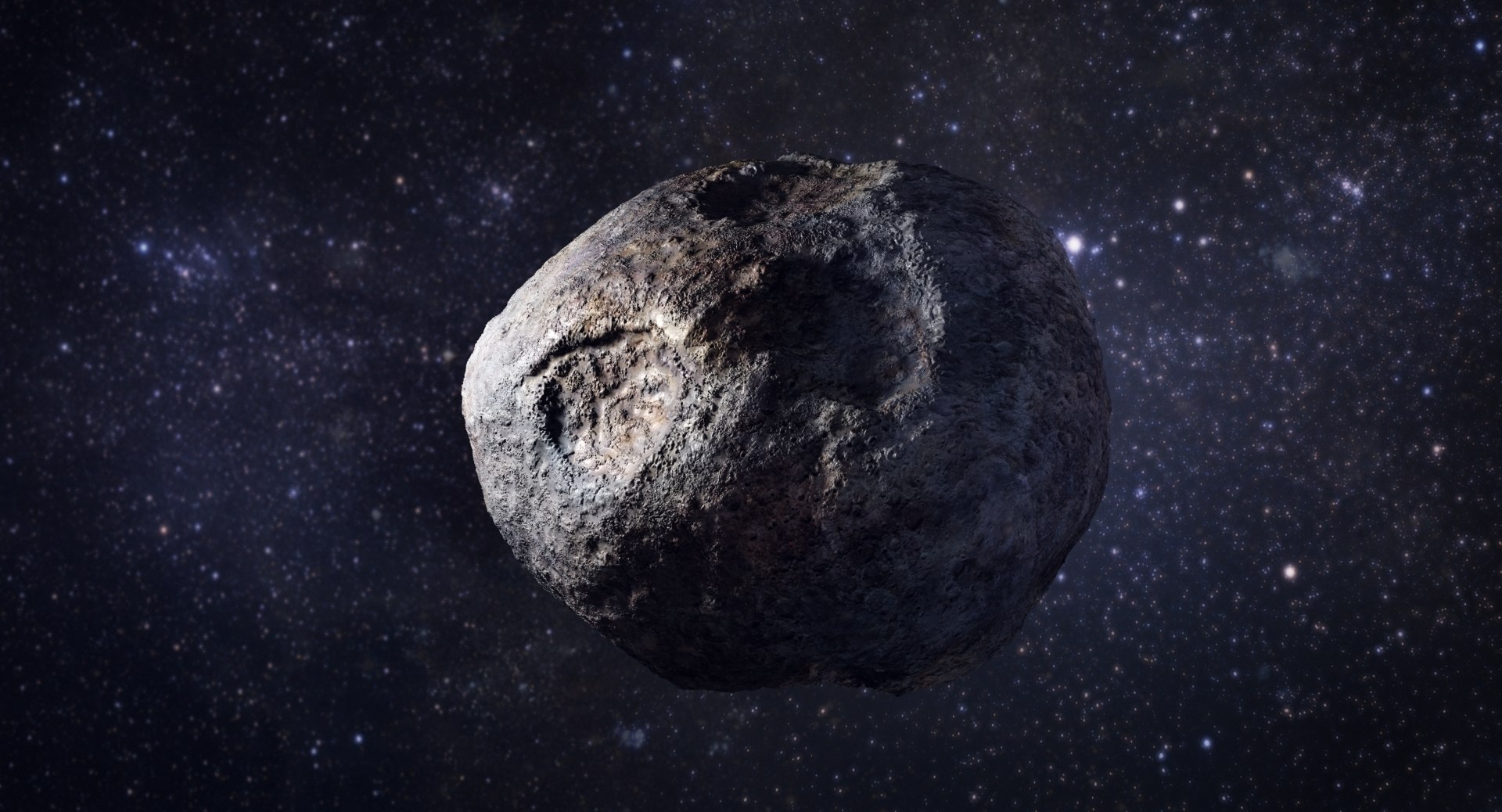 3d Psyche Asteroid Metallic S Model