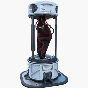 ready sci-fi cloning device 3D model