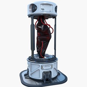 Sci-fi Cloning Chamber Device PBR
