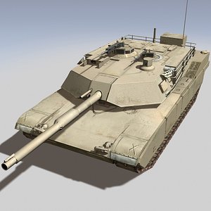 m1 abrams tank 3d model