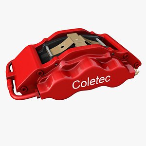 3D brake caliper model