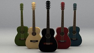 3D acoustic guitars