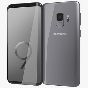 realistic samsung galaxy s9 3D model