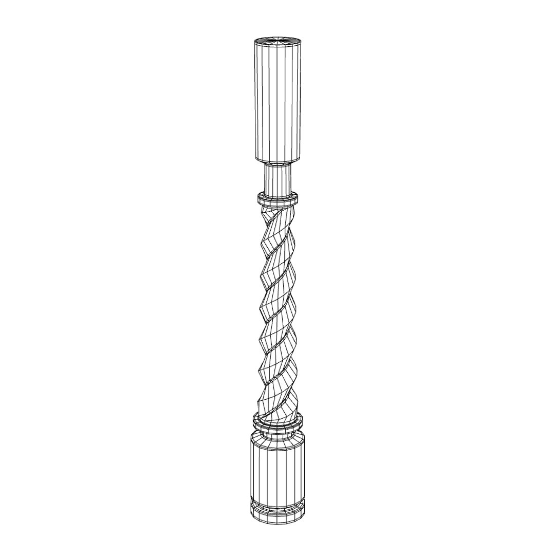 3D simple ornamental pillars model - TurboSquid 1208763