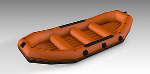 rafting ship boat 3D