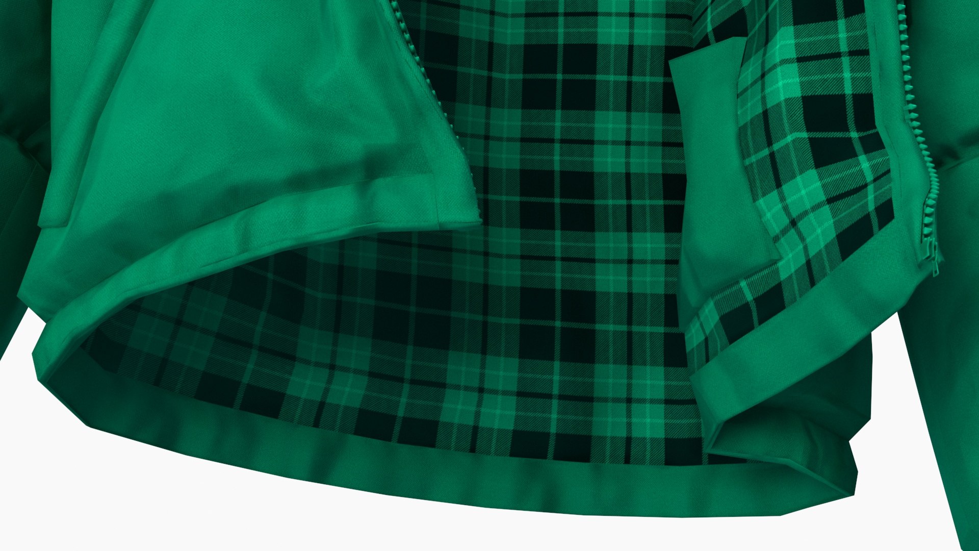 Green Puffer Jacket