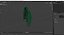 Oversize Puffer Mens Jacket Green