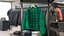 Oversize Puffer Mens Jacket Green