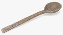 Hand Carved Wooden Spoon Grey