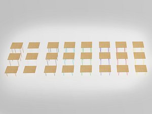 Oslo 36in Square 3D model