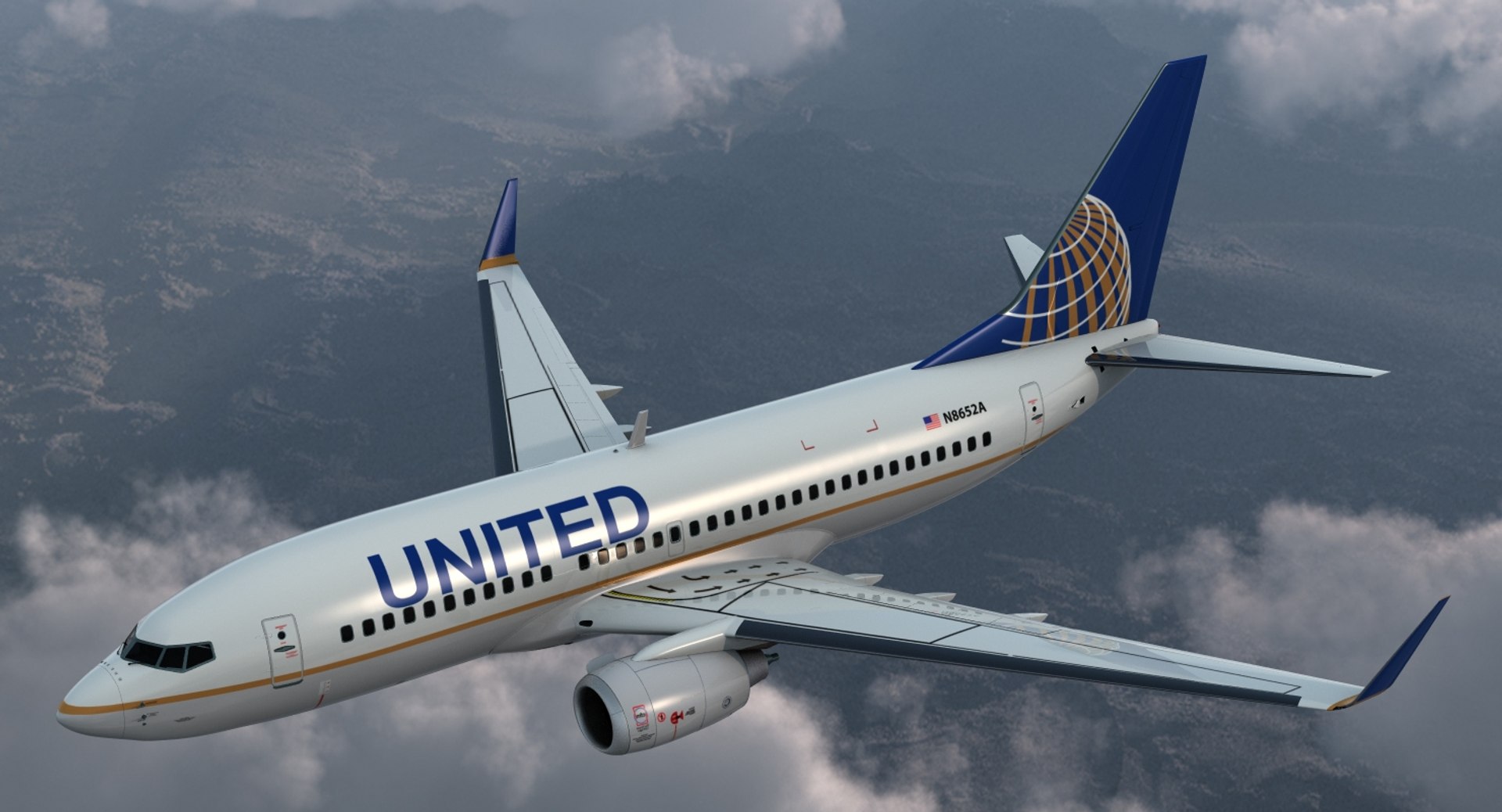 3D boeing 737-700 interior united airlines - TurboSquid 1175063