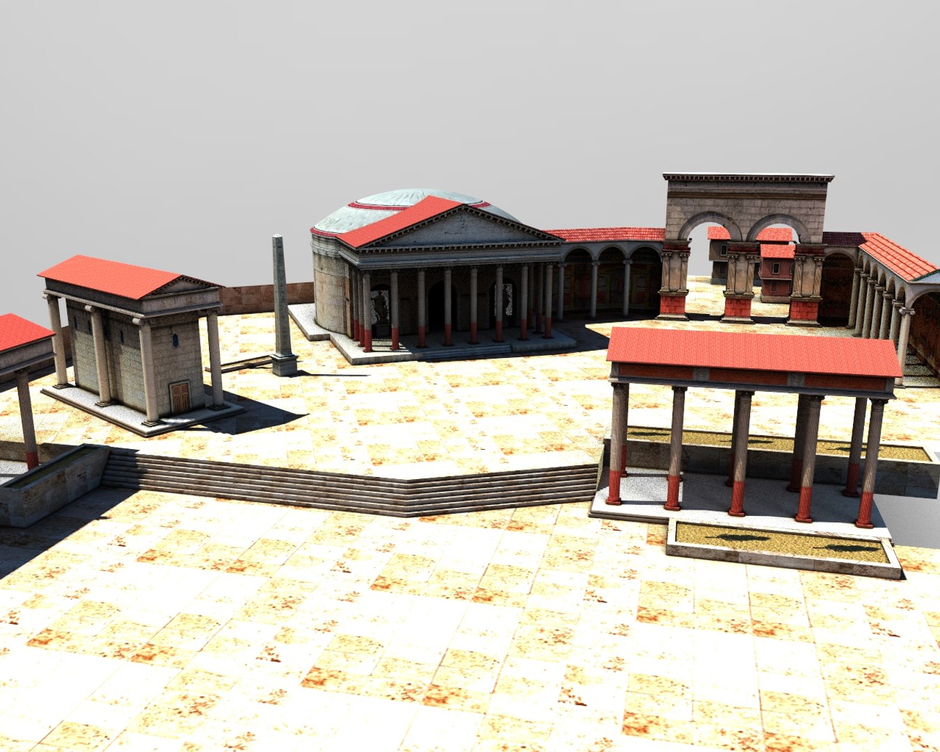 3ds Max Ancient Rome