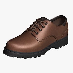 Oxford Shoes Dark Brown Leather