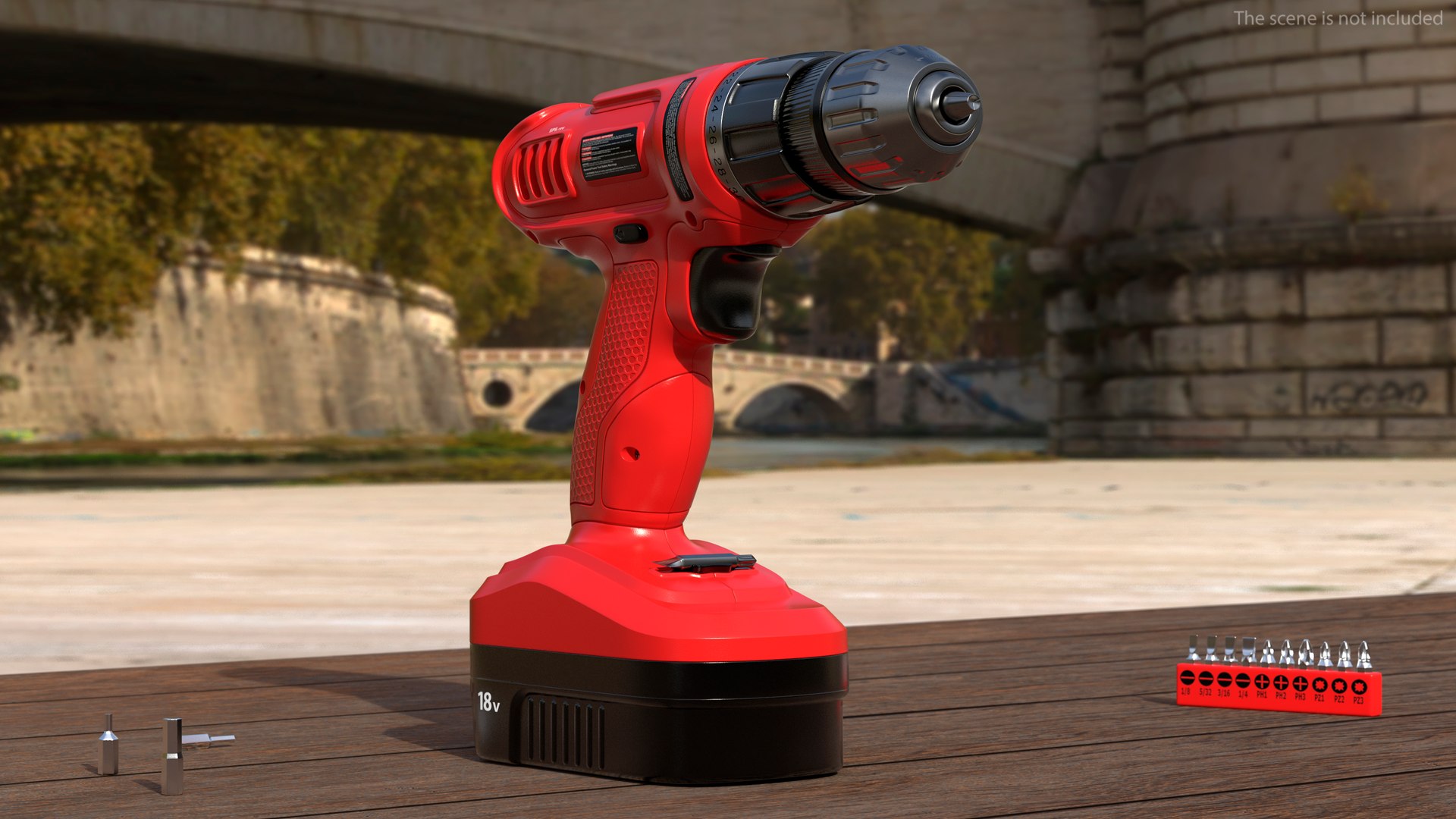 3D Cordless Drill Driver Model TurboSquid 2022417