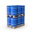 Oil Drums On Wood Pallets