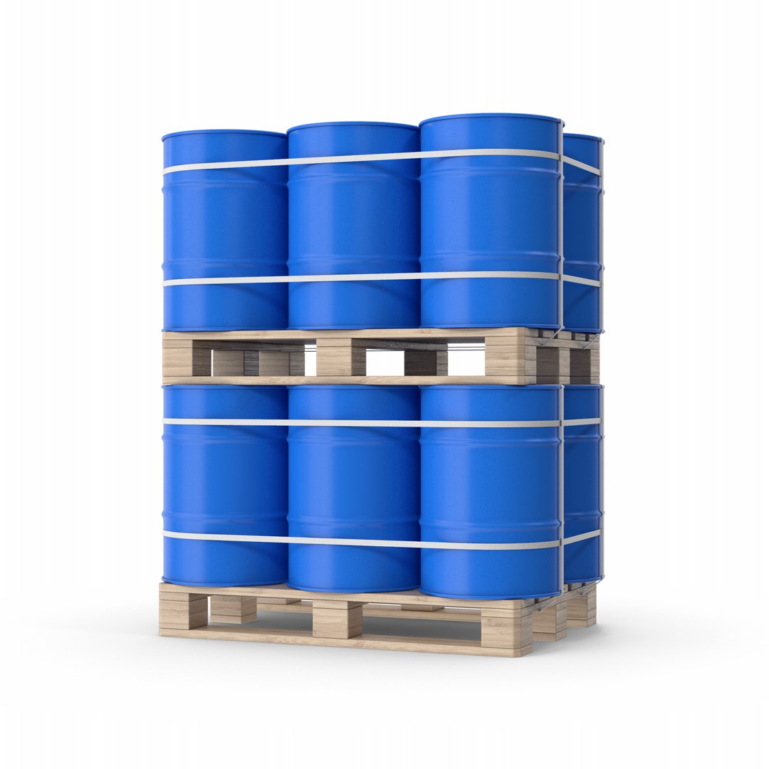 Oil Drums On Wood Pallets 3D https://p.turbosquid.com/ts-thumb/uf/gVcIWY/IS/bluebarrelsonwoodpallets.i02.2k/png/1682701884/1920x1080/fit_q87/13bd2379118cc638bd4aee0121afad7c4bd97cb1/bluebarrelsonwoodpallets.i02.2k.jpg