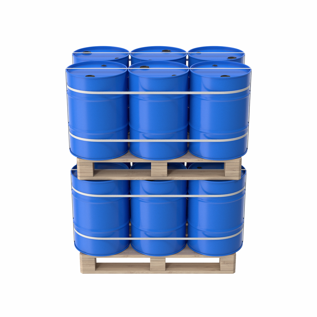 Oil Drums On Wood Pallets 3D TurboSquid 2063867