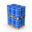Oil Drums On Wood Pallets