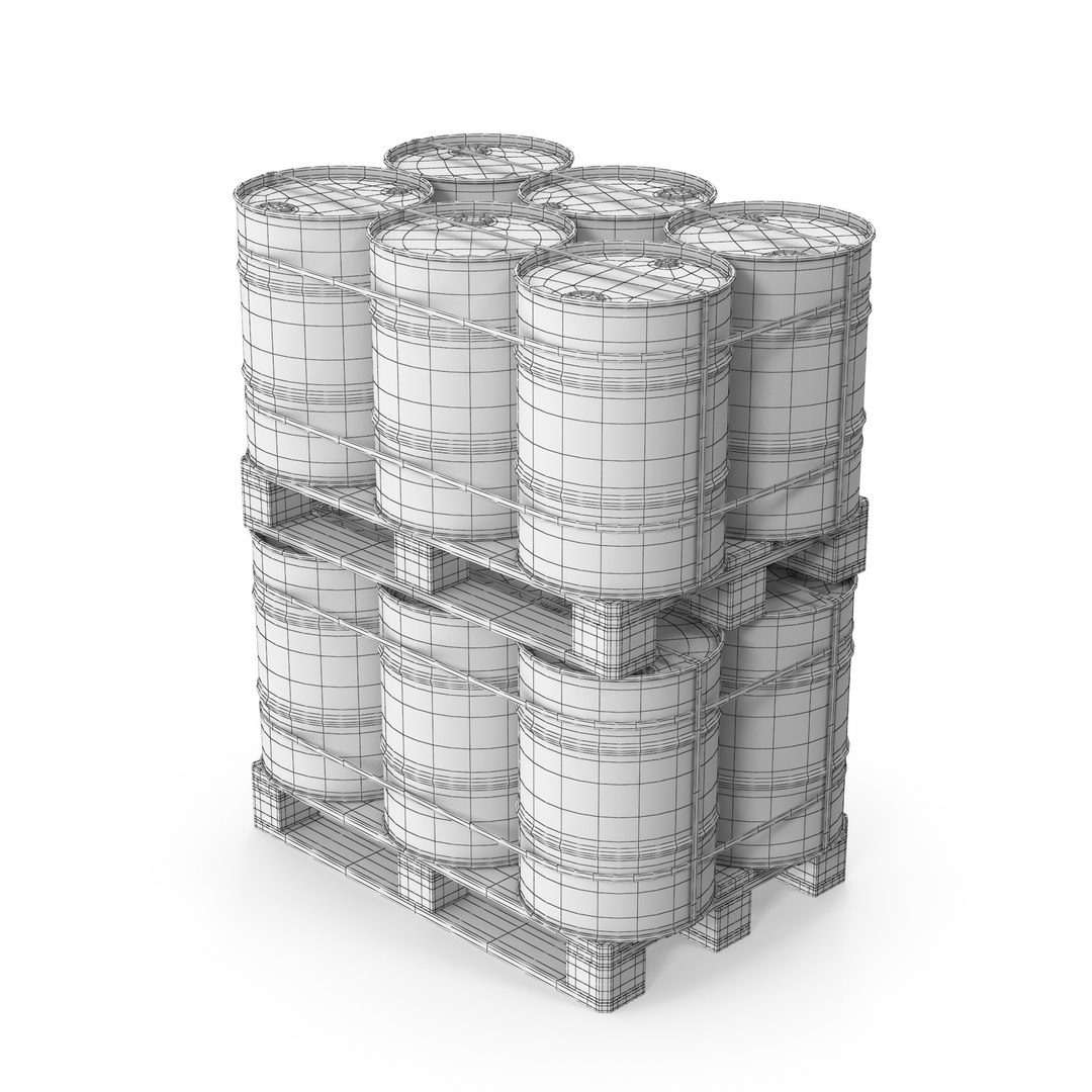 Oil Drums On Wood Pallets 3D https://p.turbosquid.com/ts-thumb/uf/gVcIWY/yC/654654/jpg/1682708221/1920x1080/fit_q87/152cc988f3510fa72253e330ac42f43e5e751fd5/654654.jpg