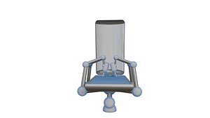 Futuristic Laser Surgery Bed High Tech Sci-Fi