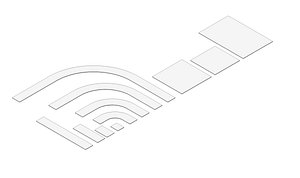 3D Modular Fire Access Road  Curves Straights  Turning Area  Low Poly CAD  BIM Set