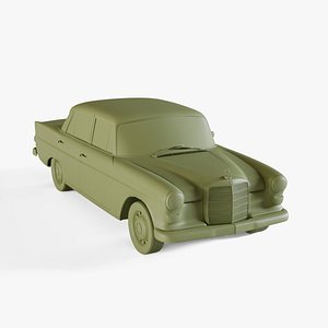 Mercedes-Benz 200 1966 3D model