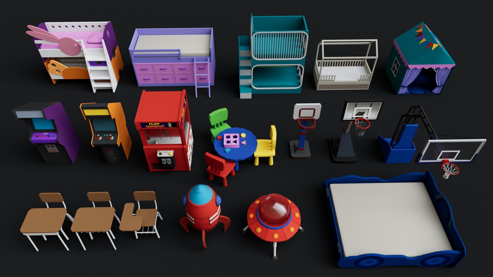 Poly Kids Play Props Pack Collection 3D model https://p.turbosquid.com/ts-thumb/uf/rh6a71/KC/05/jpg/1788245323/1920x1080/fit_q87/ab84d3788a69f258db1573eaf4707c7b67f31d31/05.jpg