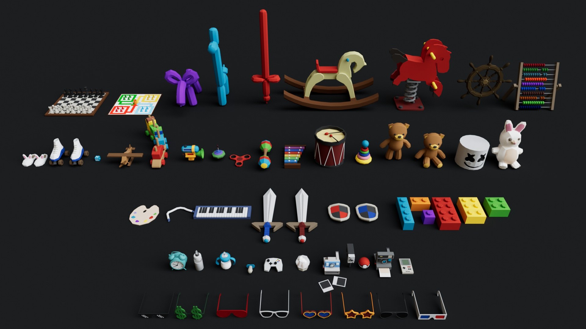 Poly Kids Play Props Pack Collection 3D model https://p.turbosquid.com/ts-thumb/uf/rh6a71/k7/08/jpg/1788245326/1920x1080/fit_q87/e3b55542968aeef060501410b6c0051895b5c39e/08.jpg