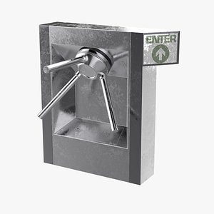3D tripod turnstile access