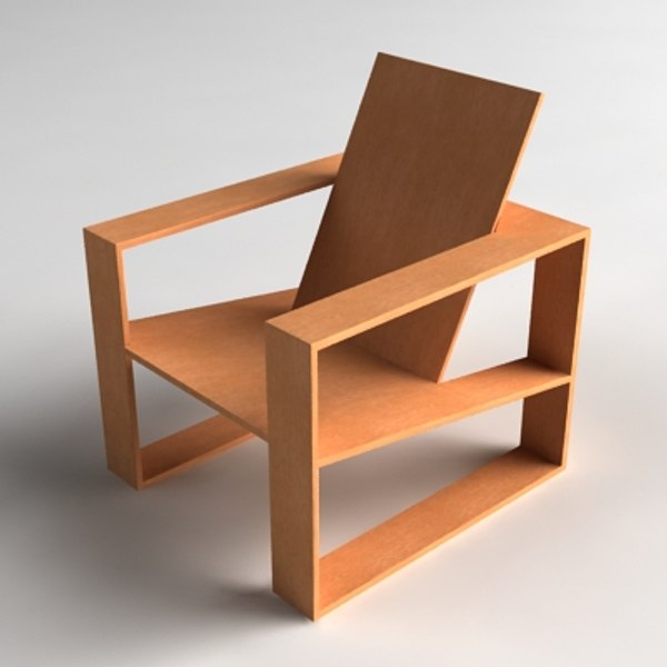 Modern Wooden Lounge Chair 3d Model, Wooden Lounge Chair Design