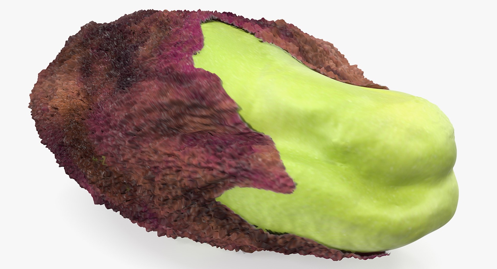 Green Pistachio Seed 3D model preview