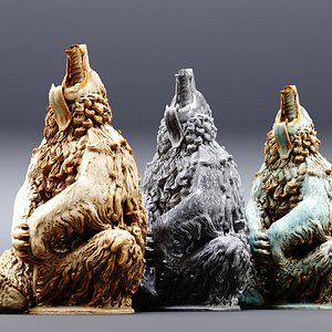 Bear Sculpture 3D model