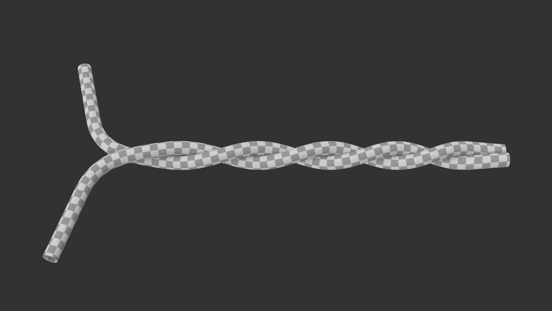 Y Shape Plastic Drinking Straw 3D Model - TurboSquid 1970042