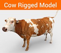 cow rigged model