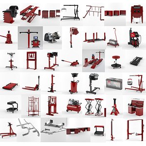 Car Service Equipment Mega Pack 49 in 1