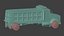 Camion ribaltabile realistico low poly, risorsa pronta per il gioco, risorsa pronta