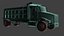Camion ribaltabile realistico low poly, risorsa pronta per il gioco, risorsa pronta
