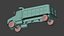 Camion ribaltabile realistico low poly, risorsa pronta per il gioco, risorsa pronta