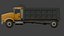 Camion ribaltabile realistico low poly, risorsa pronta per il gioco, risorsa pronta