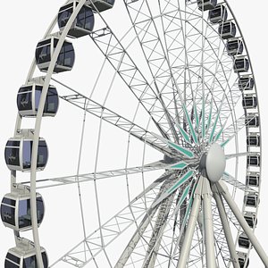 Sky Wheel with Boarding Platform