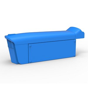 3D Hood of Pulling tractor Version 2 Scale 1 to 25 model