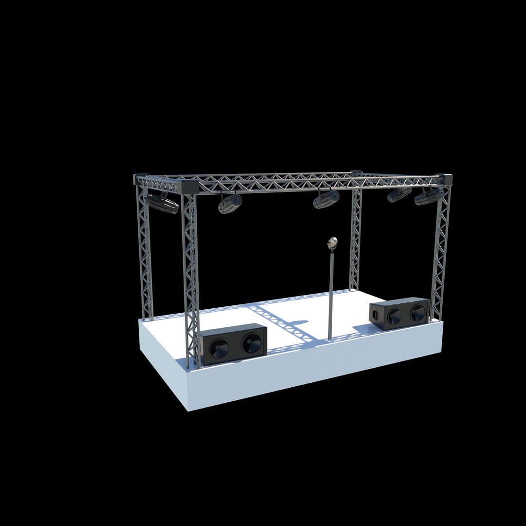 3D Model Stage 3D Model - TurboSquid 2333214