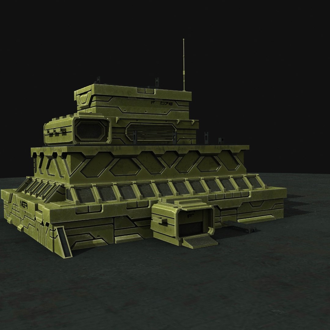 sci-fi space base max