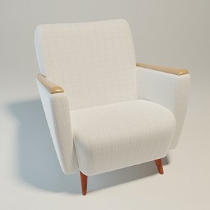 3D old sofa model