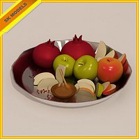 Rosh HaShana Plate
