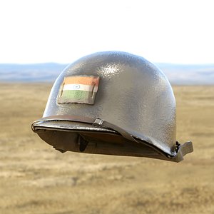 3D Indian army helmet