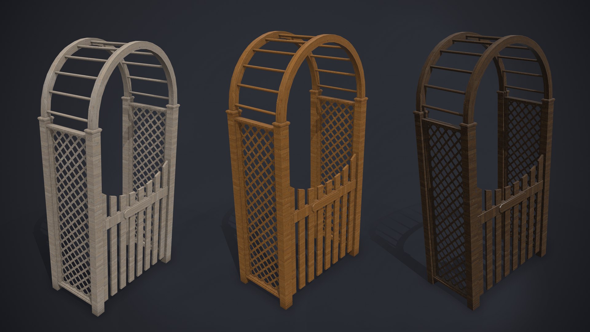 Garden Gate 2k Pbr 3D - TurboSquid 1688171